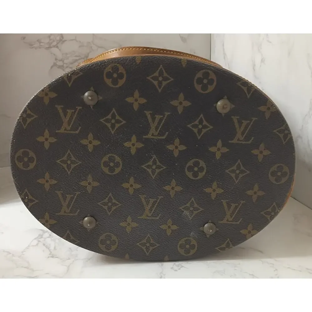 LOUIS VUITTON Vintage Large Monogram Bucket GM Bag w/ COA - GUC